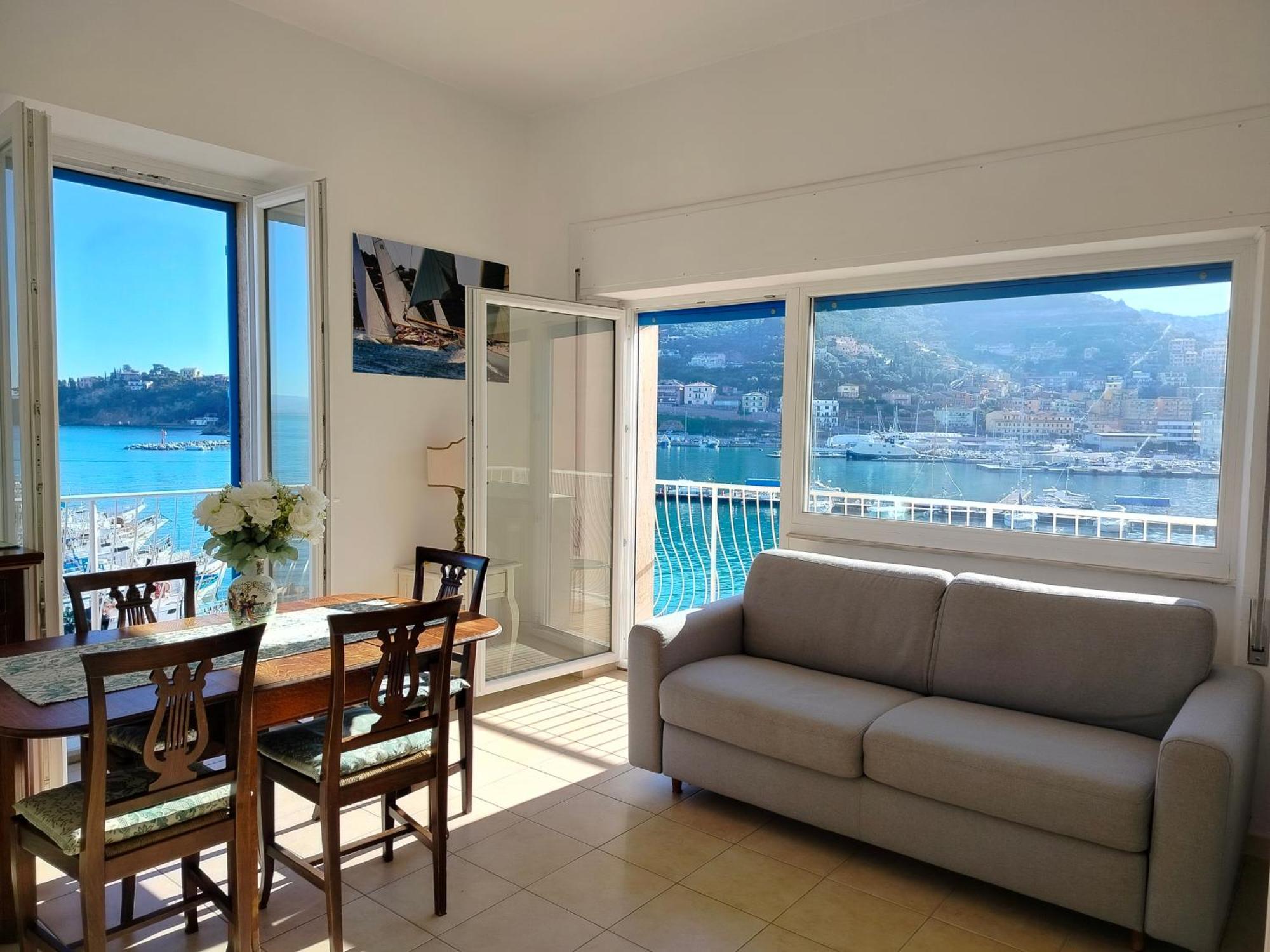 Апартаменты Casa La Marinella Sul Porto Порто Санто Стефано Экстерьер фото
