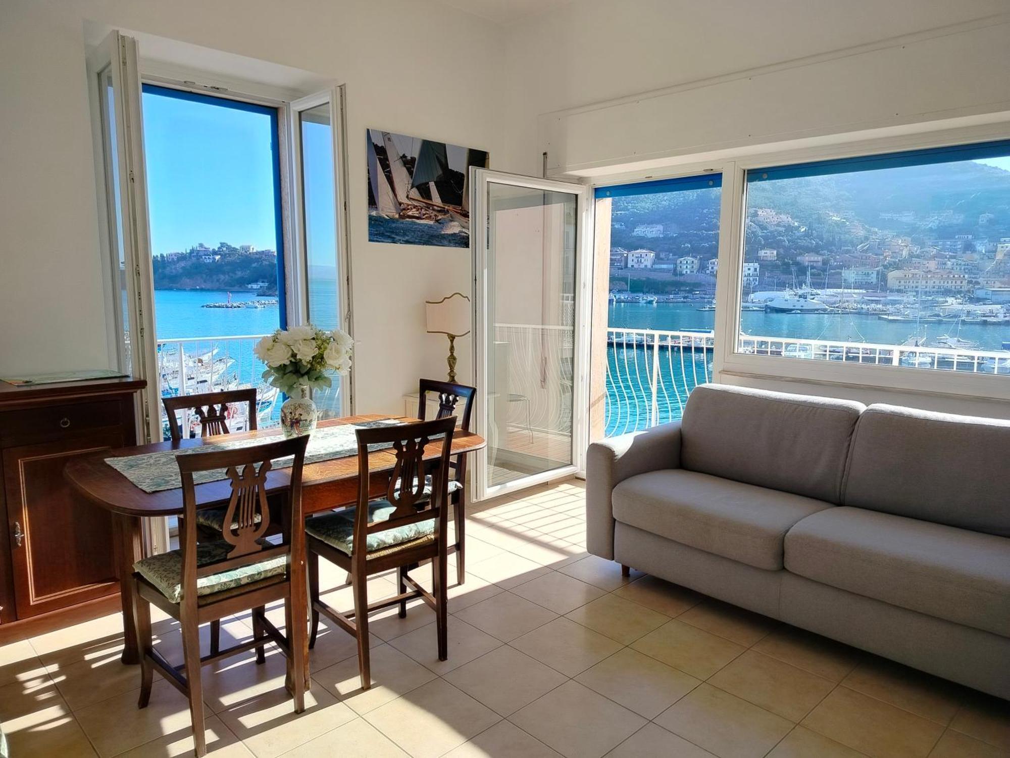 Апартаменты Casa La Marinella Sul Porto Порто Санто Стефано Экстерьер фото